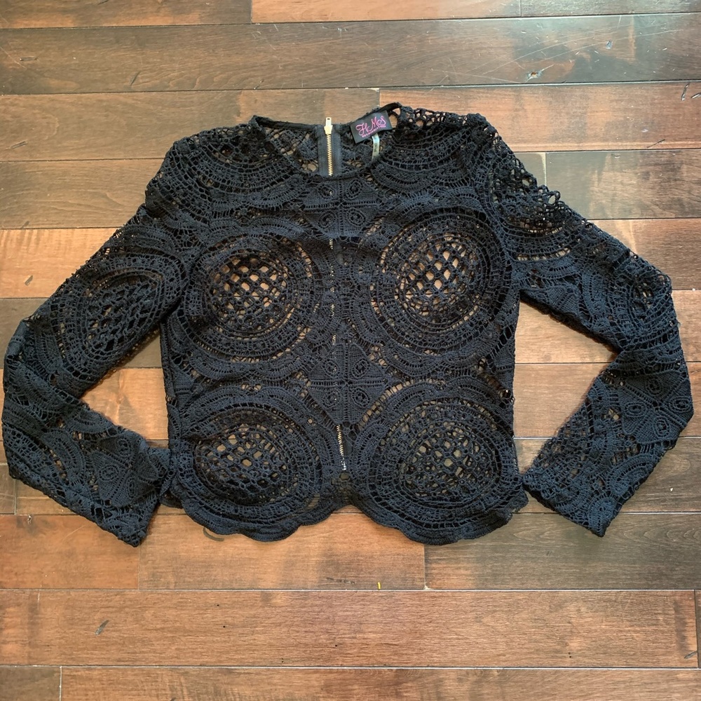 Hot Miami Styles Crochet Top